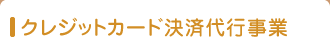 クレジットカード決済代行事業